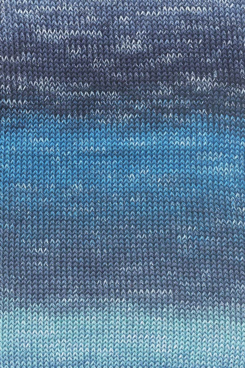 Lang Yarns Quattro Dégradé – 100g / 240m – Blue (0011) – detail