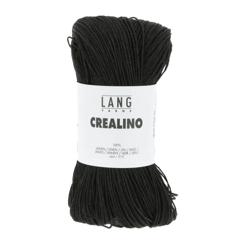 Lang Yarns Crealino – 50g / 165m – Black (0004)