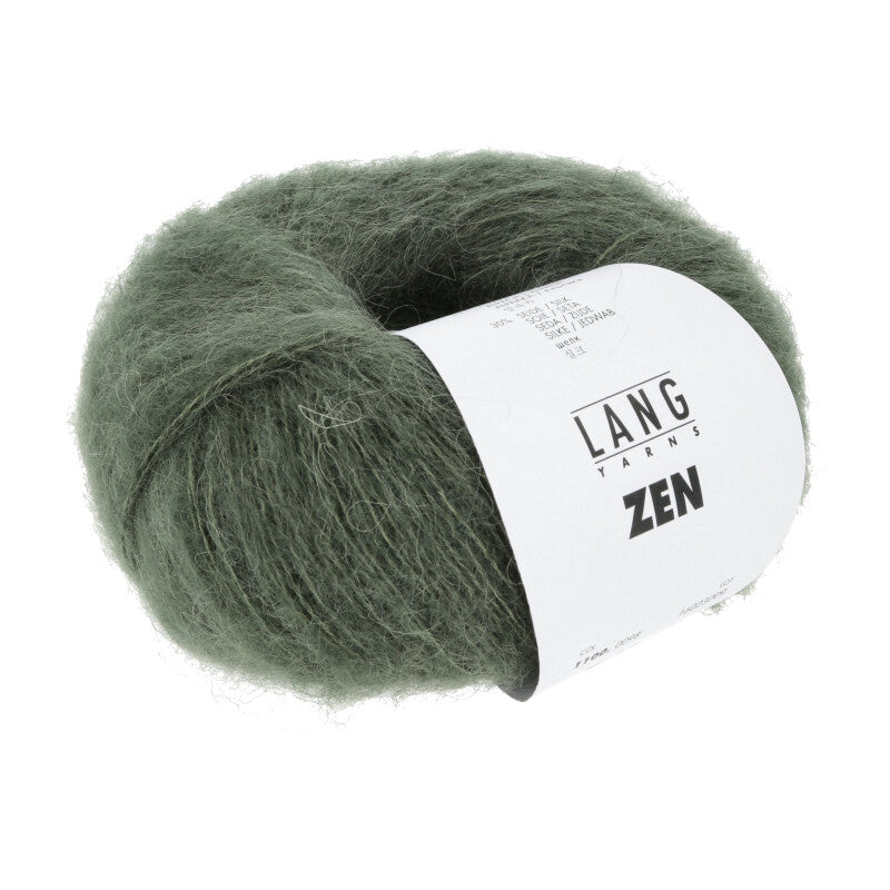 Lang Yarns Zen – 25g / 200m – Olive (0098)