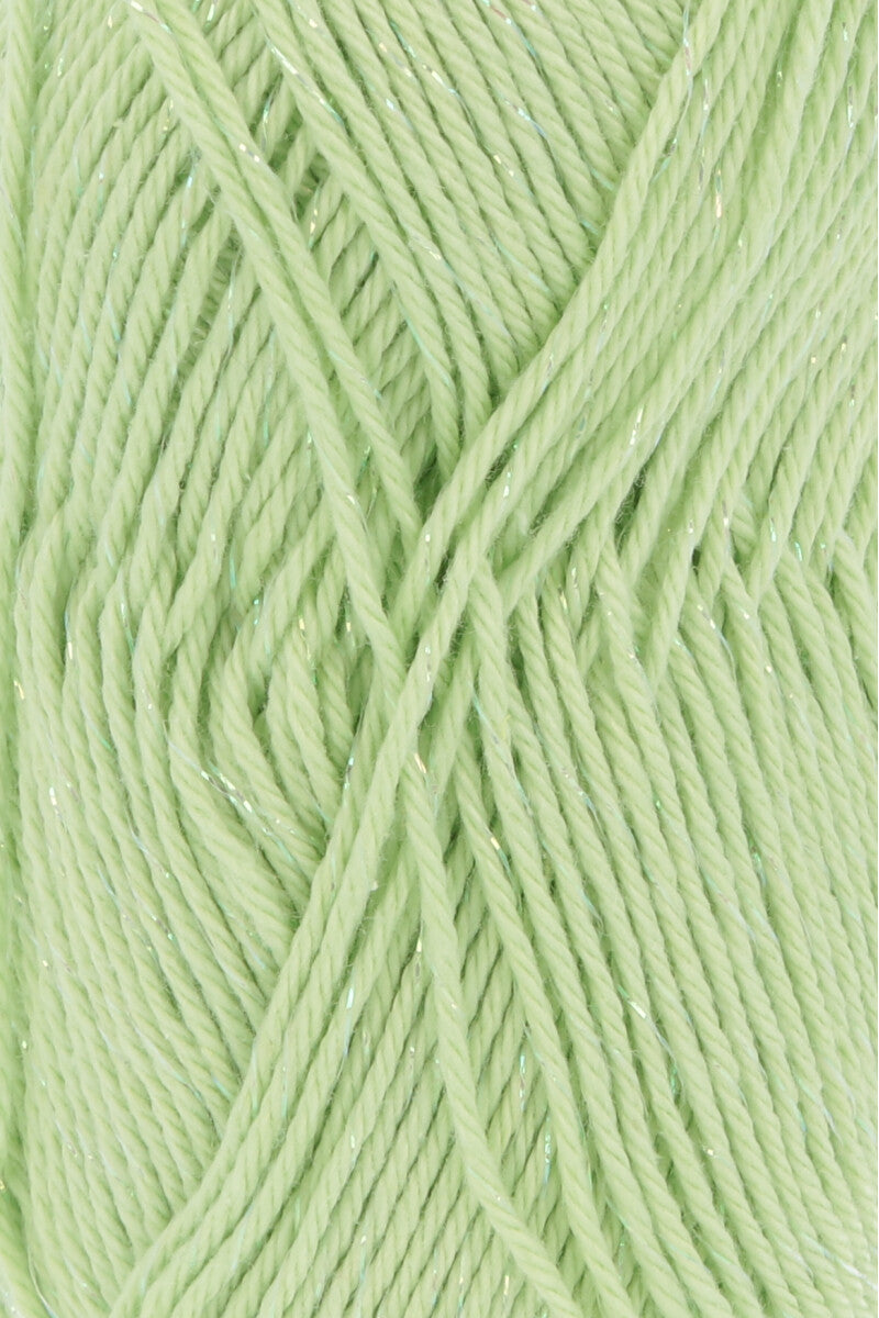 Lang Yarns Quattro Lamé – 50g / 120m – Light Green (0016) – detail