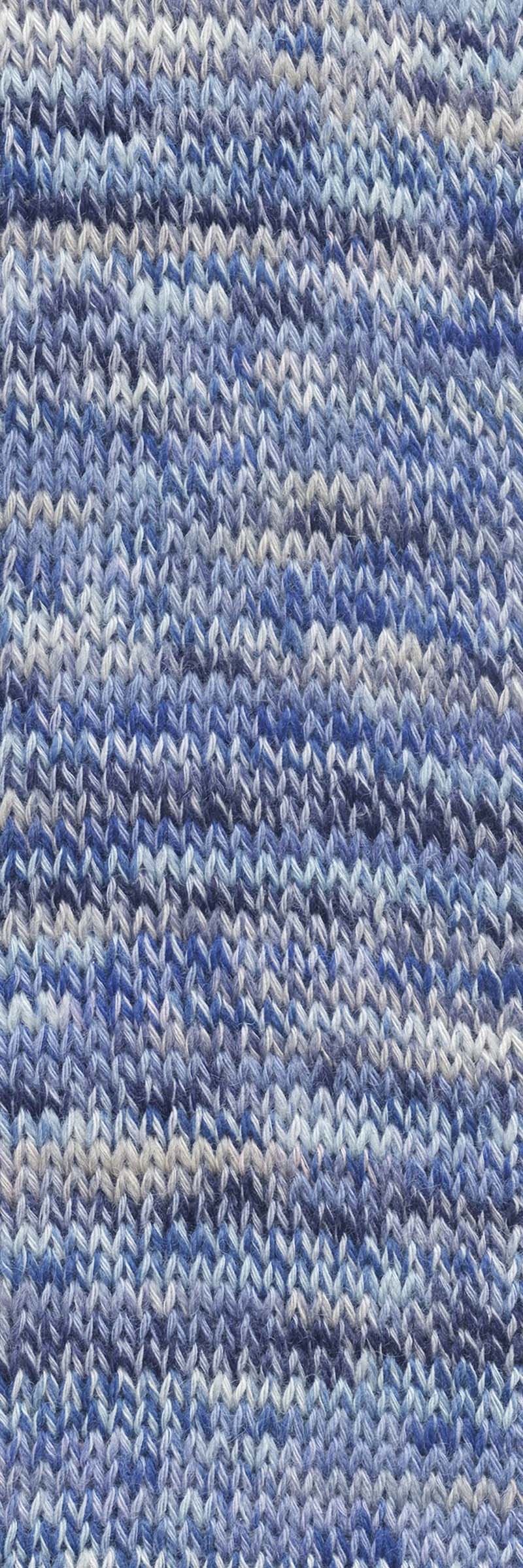 Lang Yarns Footprints – 100g / 400m – Blue/Beige/Jeans (0019) – detail