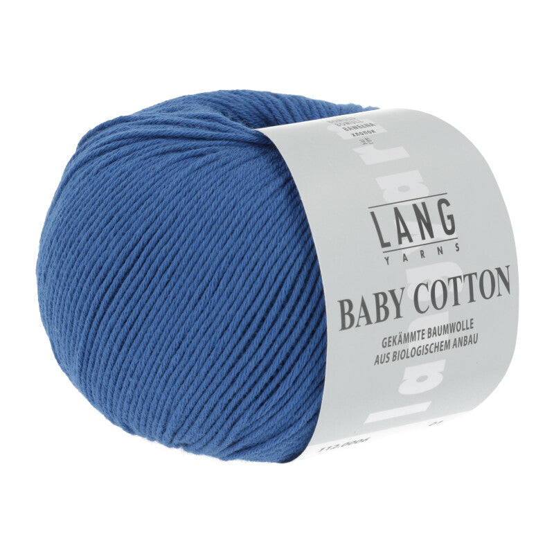 Lang Yarns Baby Cotton – 50g / 180m – Blue (0006)