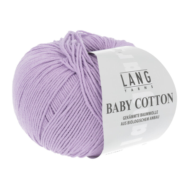 Lang Yarns Baby Cotton – 50g / 180m – Lavender (0007)