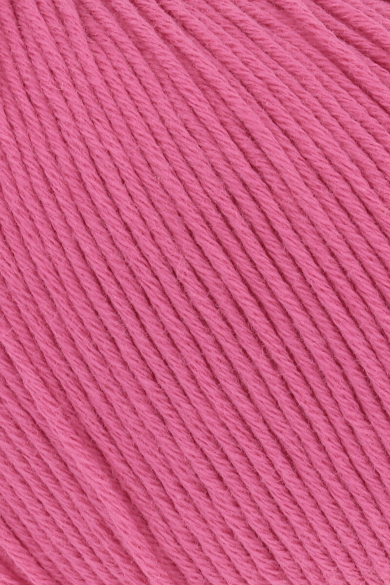 Lang Yarns Baby Cotton – 50g / 180m – Fuchsia (0065) – detail