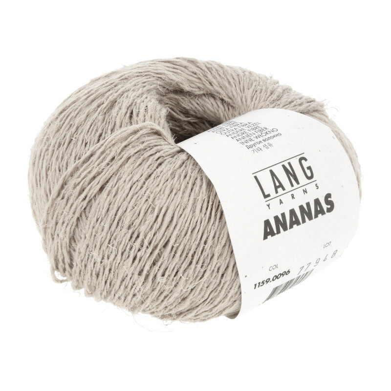 Lang Yarns Ananas yarn, Stone, colour 0096, ball photograph