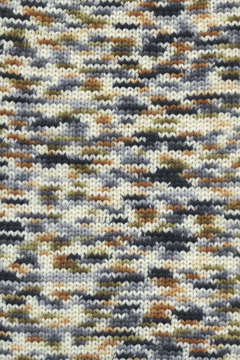 Lang Yarns Mosaic – 100g / 140m – Offwhite/Grey/Olive/Brick (0009) – detail