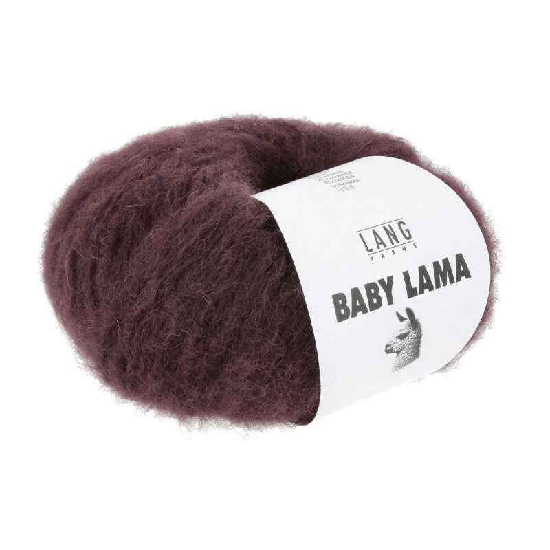 Lang Yarns Baby Lama – 50g / 120m – Burgundy (0062)