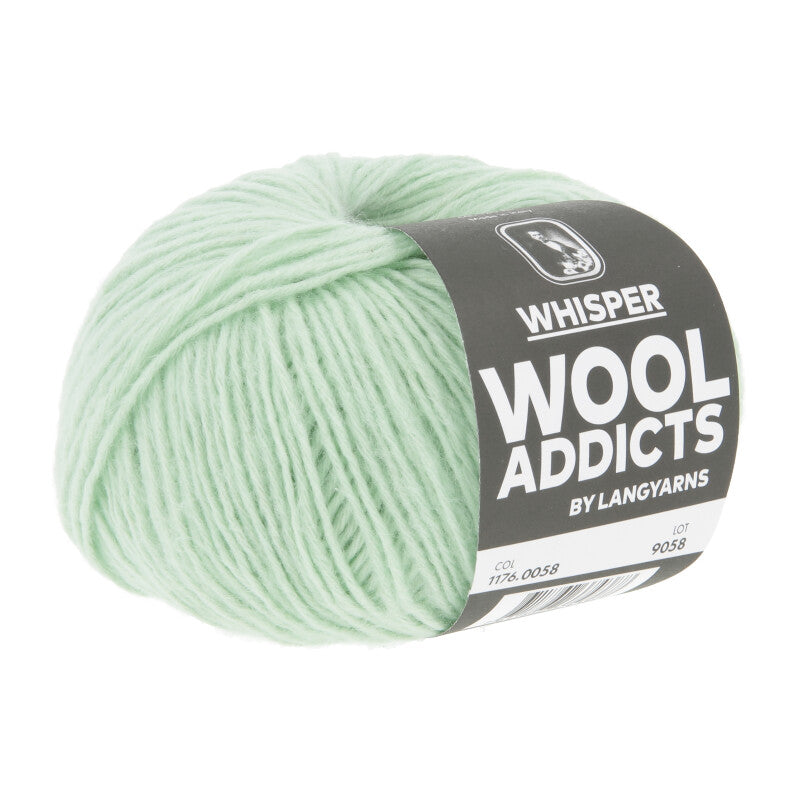 Lang Yarns Whisper – 50g / 125m – Mint (0058)