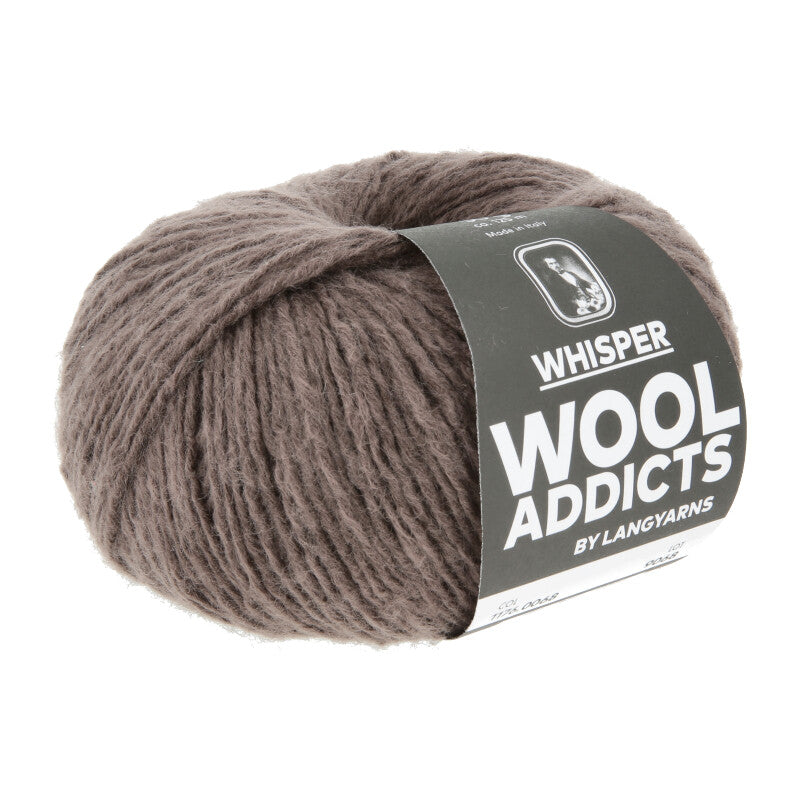 Lang Yarns Whisper – 50g / 125m – Dark Brown (0068)