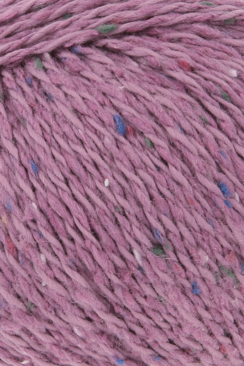 Lang Yarns Cotton Tweed – 50g / 130m – Mauve (0045) – detail