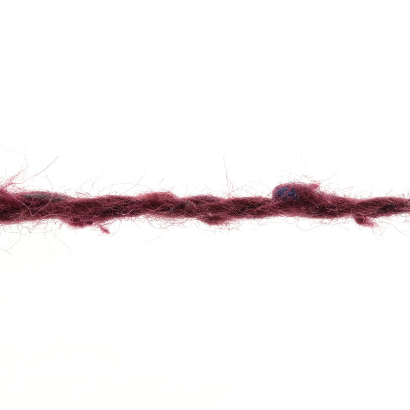 Lang Yarns Cotton Tweed – 50g / 130m – Bordeaux (0064) – yarn texture