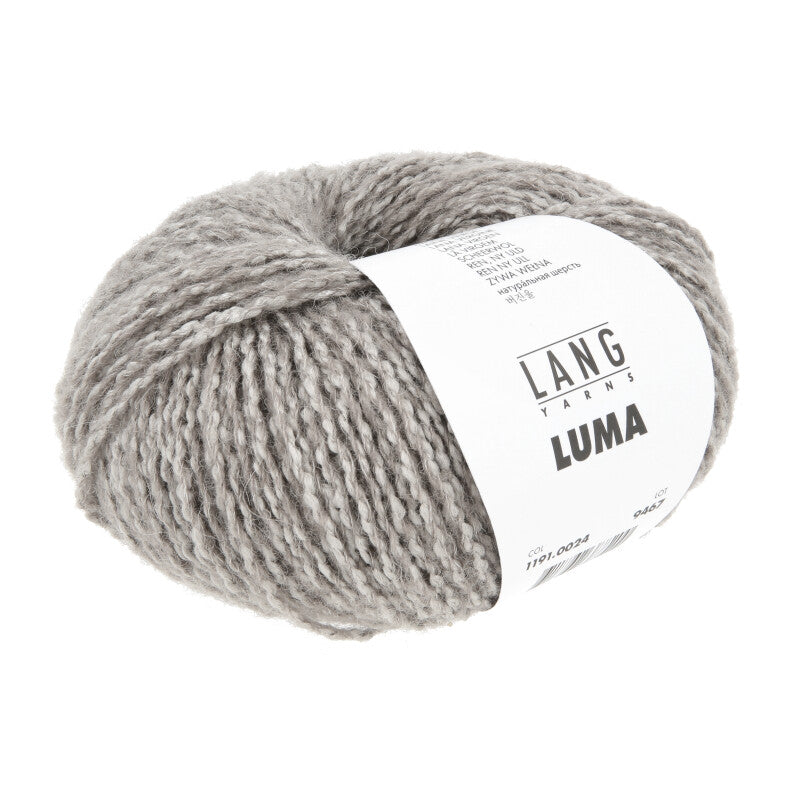 Lang Yarns Luma – 50g / 120m – Grey (0024)