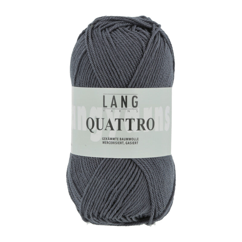 Lang Yarns Quattro – 50g / 120m – Anthracite (0070)