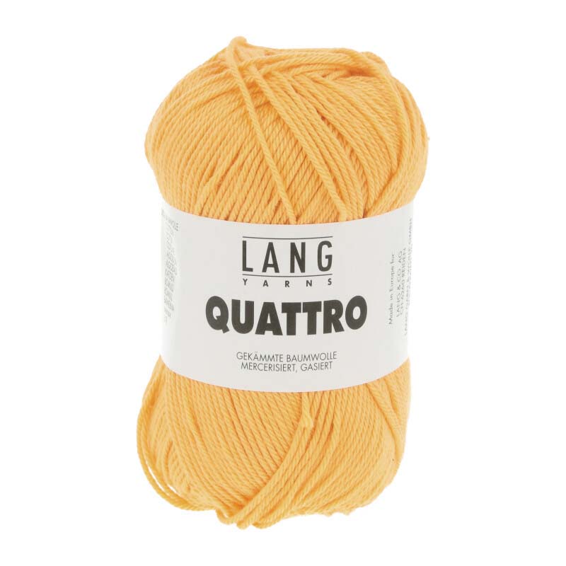 Lang Yarns Quattro – 50g / 120m – Tangarine (0259) – B view
