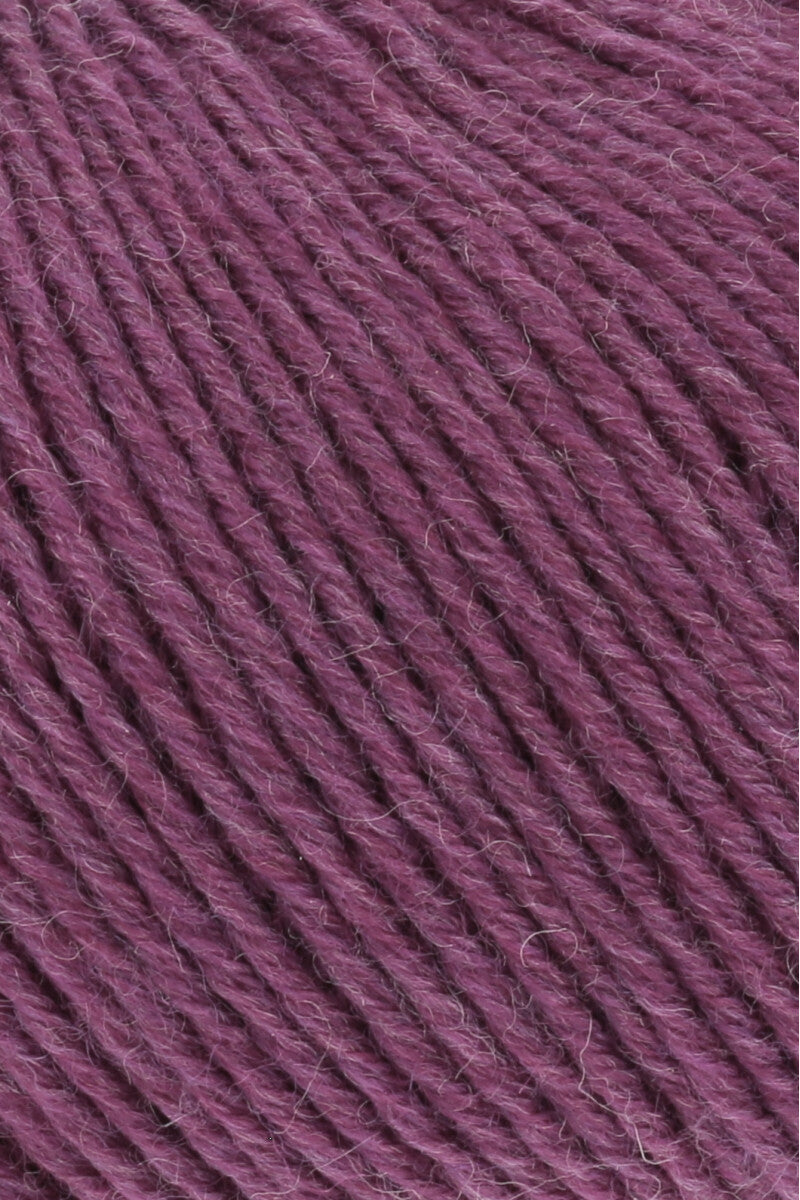 Lang Yarns Merino 150 Yarn, 150m / 50g – Cyclamen Mélange (0466), yarn texture