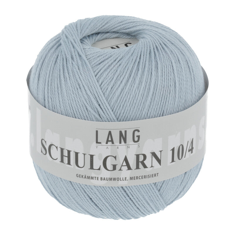 Lang Yarns Schulgarn 10/4 – 100% cotton yarn, 50g/160m – Sky (0021)