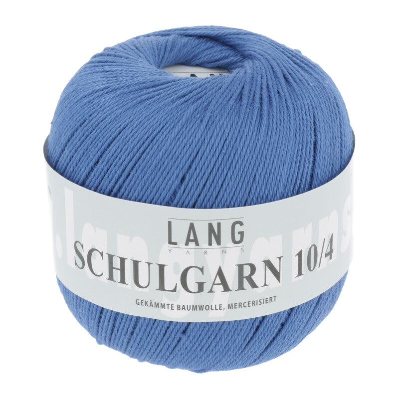 Lang Yarns Schulgarn 10/4 – 100% cotton yarn, 50g/160m – Dove Blue (0078)