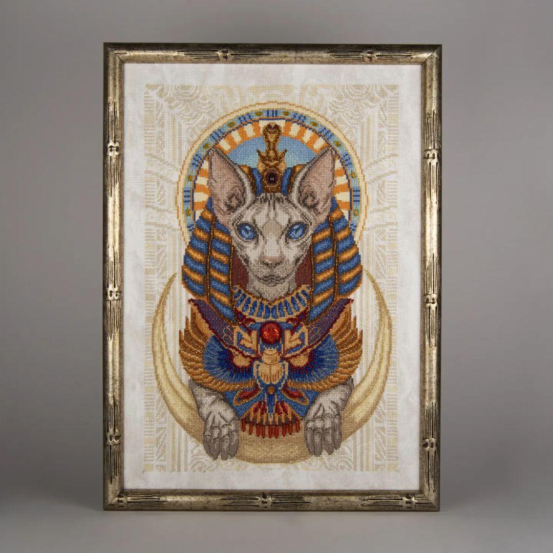 LEGENDS OF EGYPT Cross Stitch Kit featuring ancient designs
