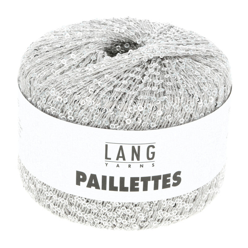 Lang Yarns Paillettes – 25g / 112m – Light Grey (0024)