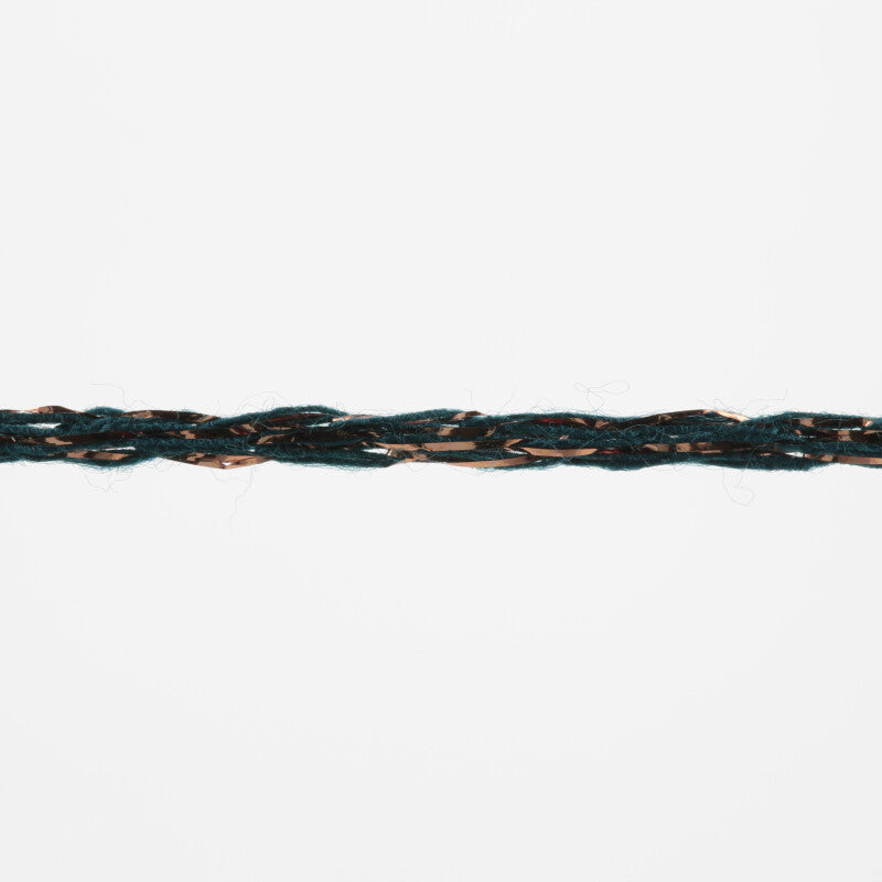 Lang Yarns Lamé Soft – 50g / 190m – Petrol (0088) – yarn texture