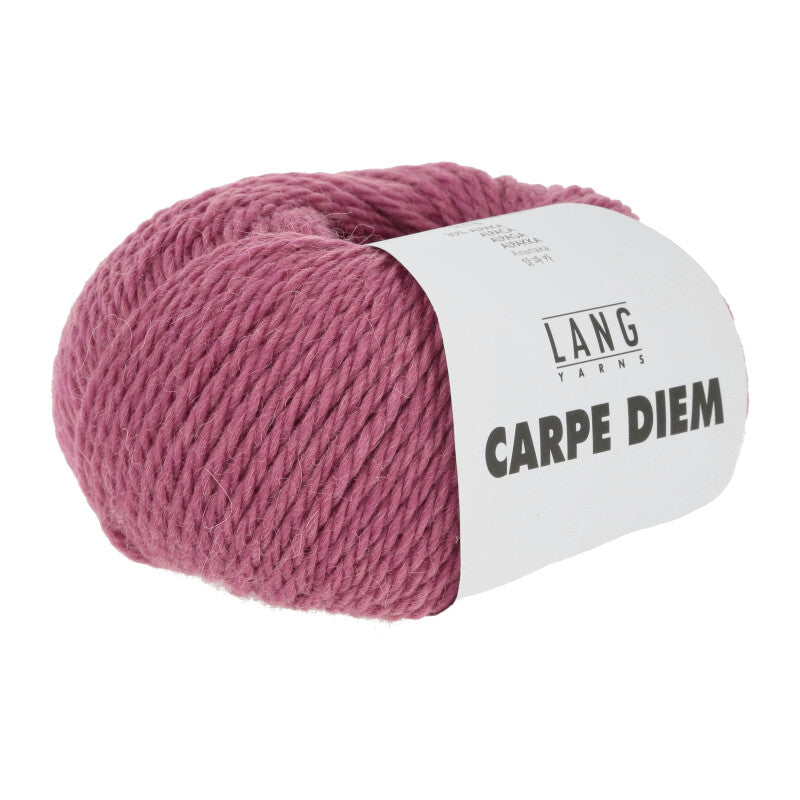 Lang Yarns Carpe Diem – 50g / 90m – Raspberry Mélange (0365)
