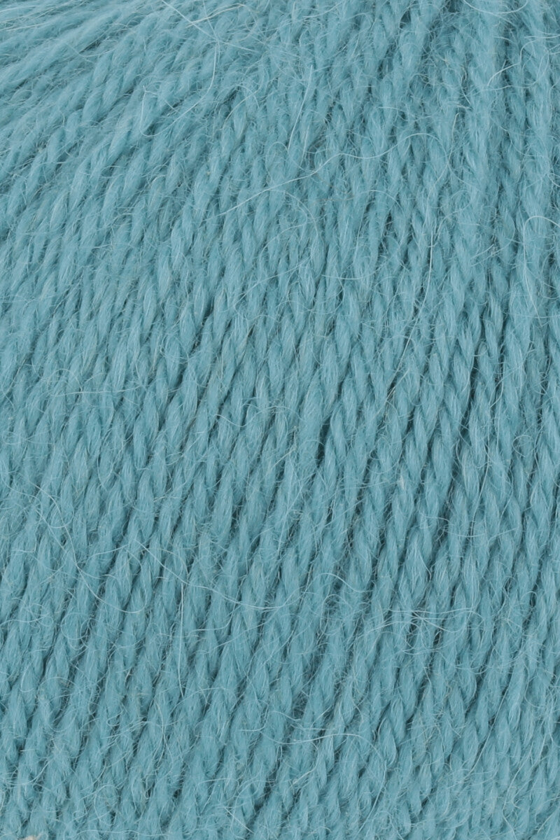 Lang Yarns Baby Alpaca Yarn, 170m / 50g – Turquoise (0079), yarn texture