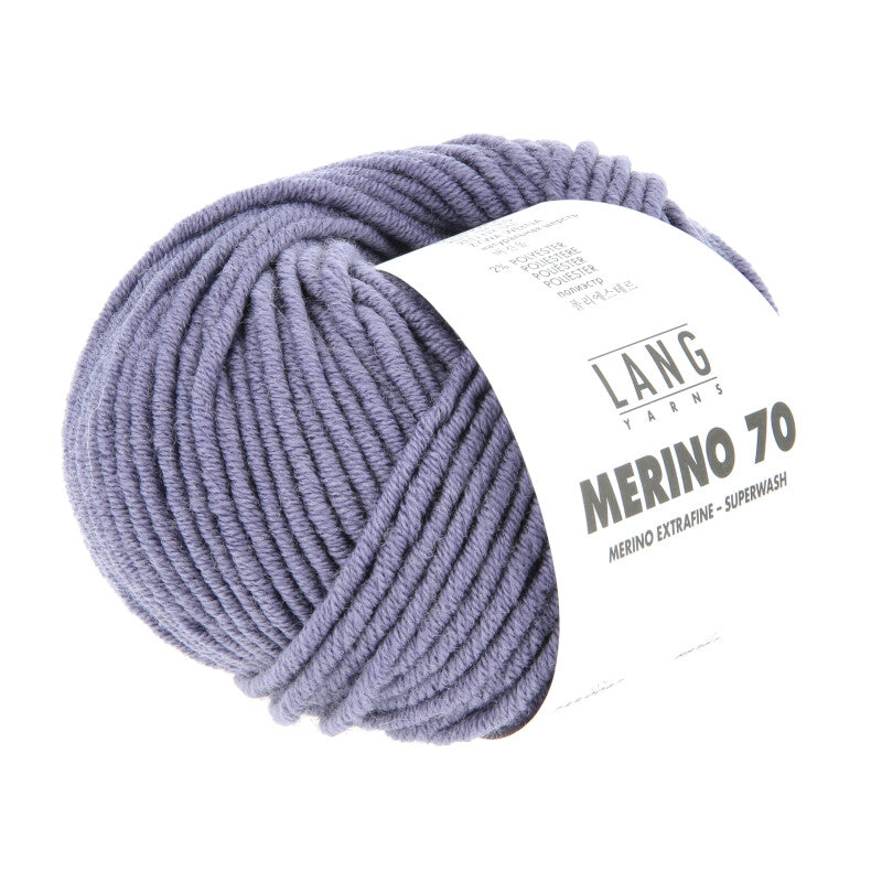Lang Yarns Merino 70 – 50g / 70m – Periwinkle (0047)