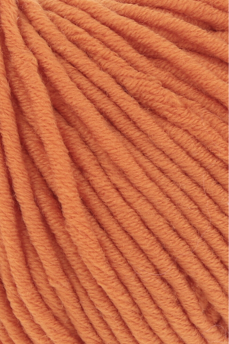 Lang Yarns Merino 50 – 100g / 90m – Orange (0259) – detail