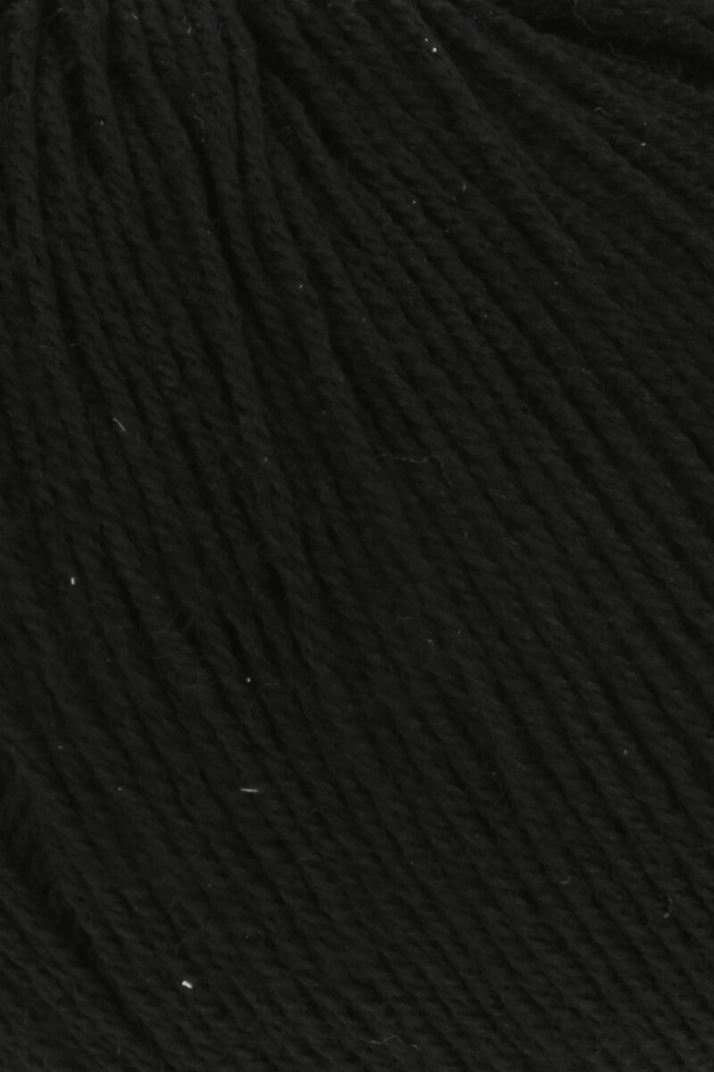 Lang Yarns Merino 400 Lace – 25g / 200m – Black (0004) – detail