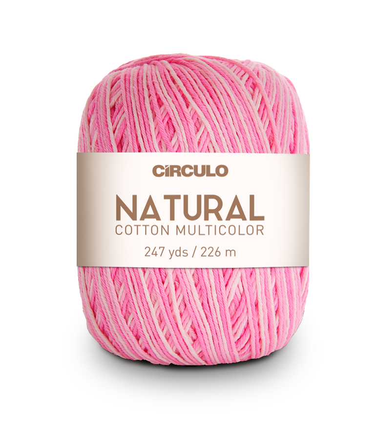 Círculo Natural Cotton Multicolor 4/6 – Baumwollgarn (226 m / 200 g)
