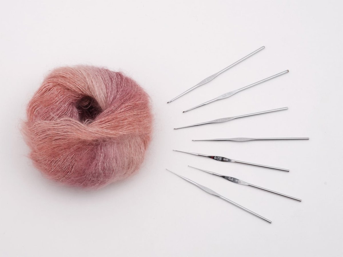 addi Pur Fine Yarn Crochet Hook 13 cm | 0.5 - 1.0 mm | 130 - 7 - Leo Hobby