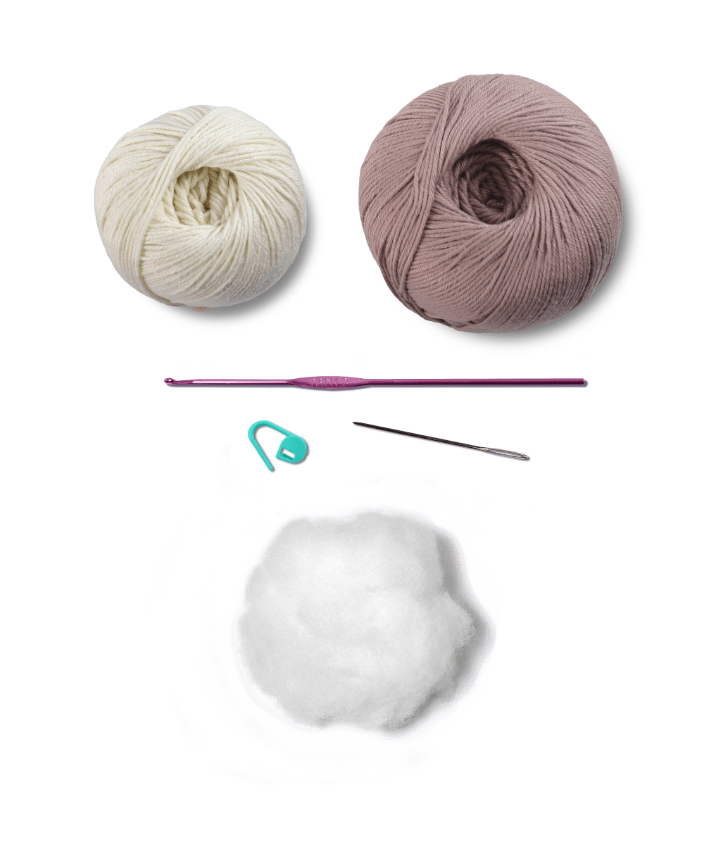 Circulo Amigurumi Crochet Kit - Lovey Blanket - All Included, Easy Instructions - Crochet Set for Intermediate - Animal Crochet Kit, Premium Amigurumi Yarn for Crocheting - Bunny - Leo Hobby