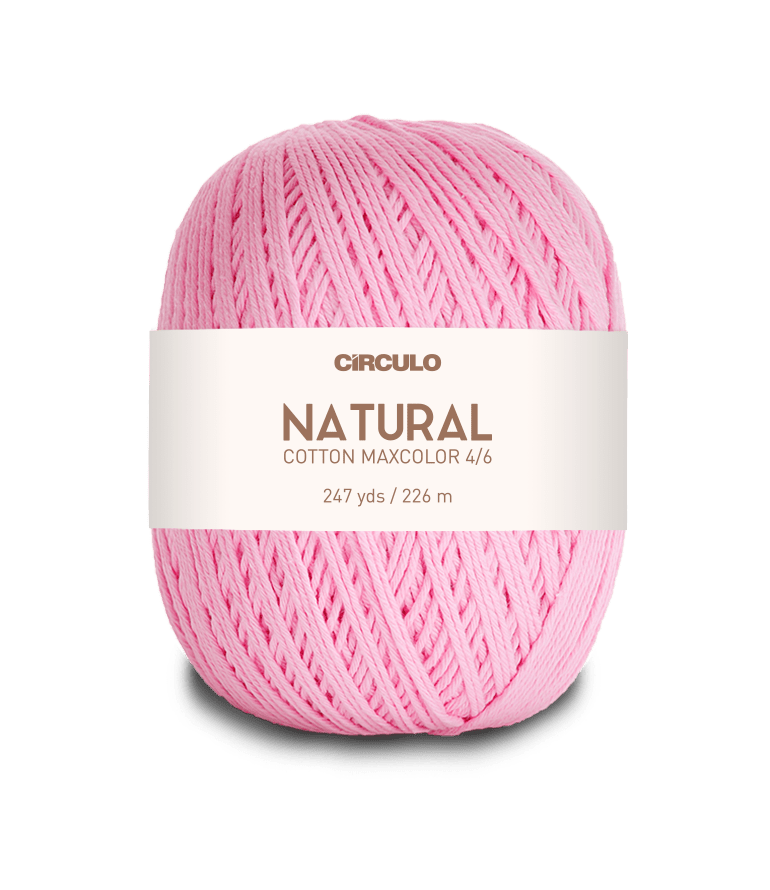Circulo Natural Cotton Maxcolor (Barroco) 4/6 100% Cotton Yarn for Crochet and Knitting, 226m/200g - Leo Hobby Marketplace