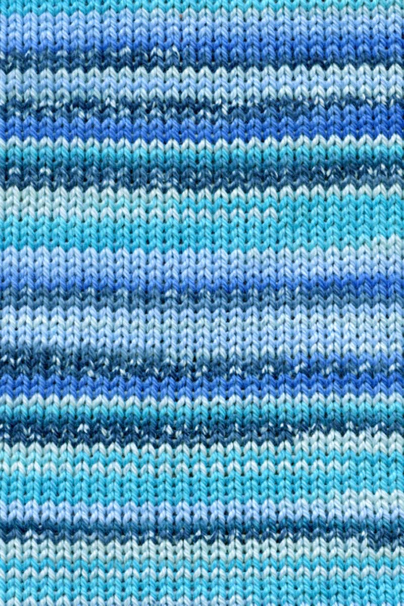 Lang Yarns Tissa Color – 50g / 80m – Blue (0225) – detail