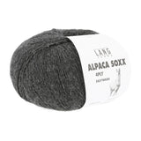 Lang Yarns Alpaca Soxx 4-ply Yarn, 390m / 100g – Anthracite Mélange (0005)