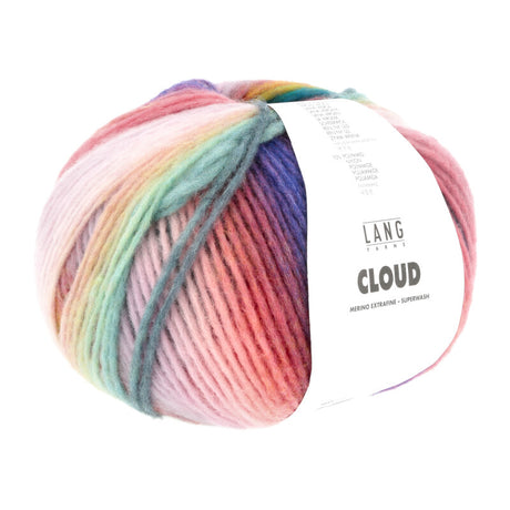 Lang Yarns Cloud Yarn, 260m / 100g – Multicolour (0008)