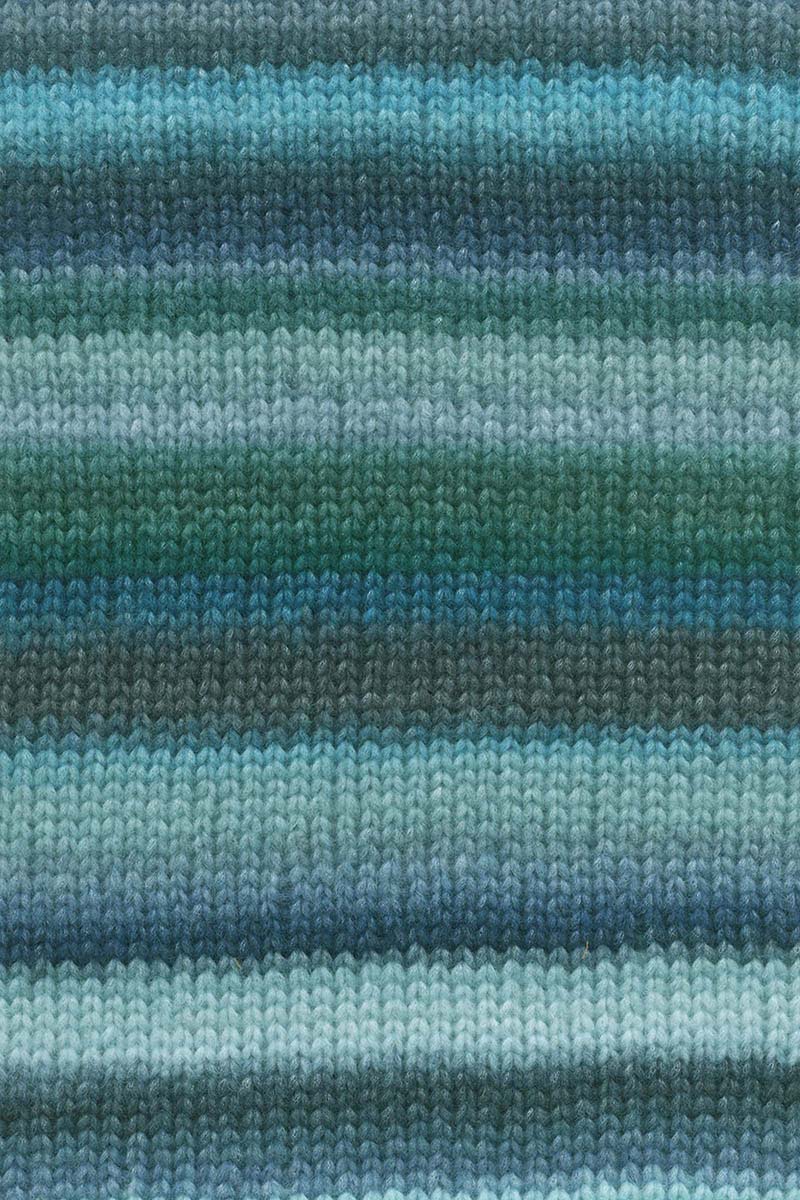Lang Yarns Cloud Yarn, 260m / 100g – Blue/Turquoise (0011), yarn texture