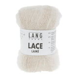 Lang Yarns Lace Lamé – 25g / 310m – White (0001)