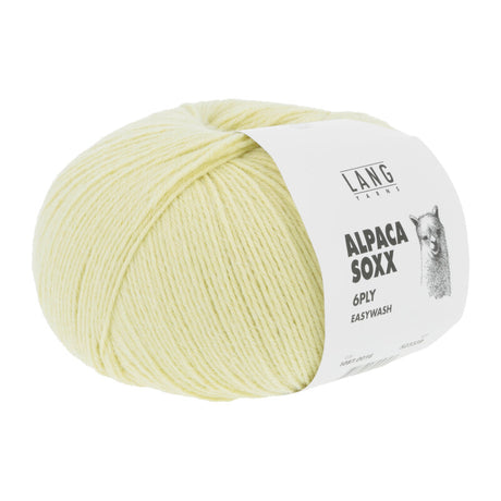 Lang Yarns Alpaca Soxx 6-ply Yarn, 390m / 150g – Lime Green (0016)