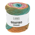 Lang Yarns Quattro Dégradé – 100g / 240m – Turguoise/Pink/Yellow (0006)