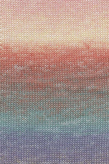 Lang Yarns Quattro Dégradé – 100g / 240m – Rose/Lilac/Orange (0013) – detail