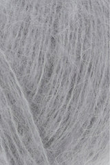 Lang Yarns Zen – 25g / 200m – Light Grey Mélange (0003) – detail