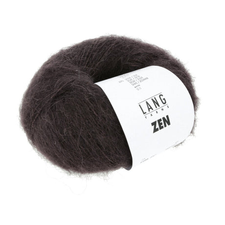 Lang Yarns Zen – 25g / 200m – Dark Brown (0067)