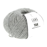 Lang Yarns Yak – 50g / 120m – Light Grey Mélange (0003)