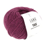 Lang Yarns Yak – 50g / 120m – Raspberry Mélange (0065)