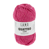 Lang Yarns Quattro Lamé – 50g / 120m – Pink (0065)