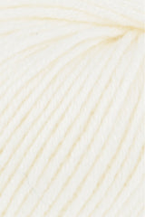 Lang Yarns Poseidon yarn, White, colour 0001, alternate product photograph