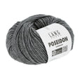 Lang Yarns Poseidon yarn, Dark Grey, colour 0070, ball photograph