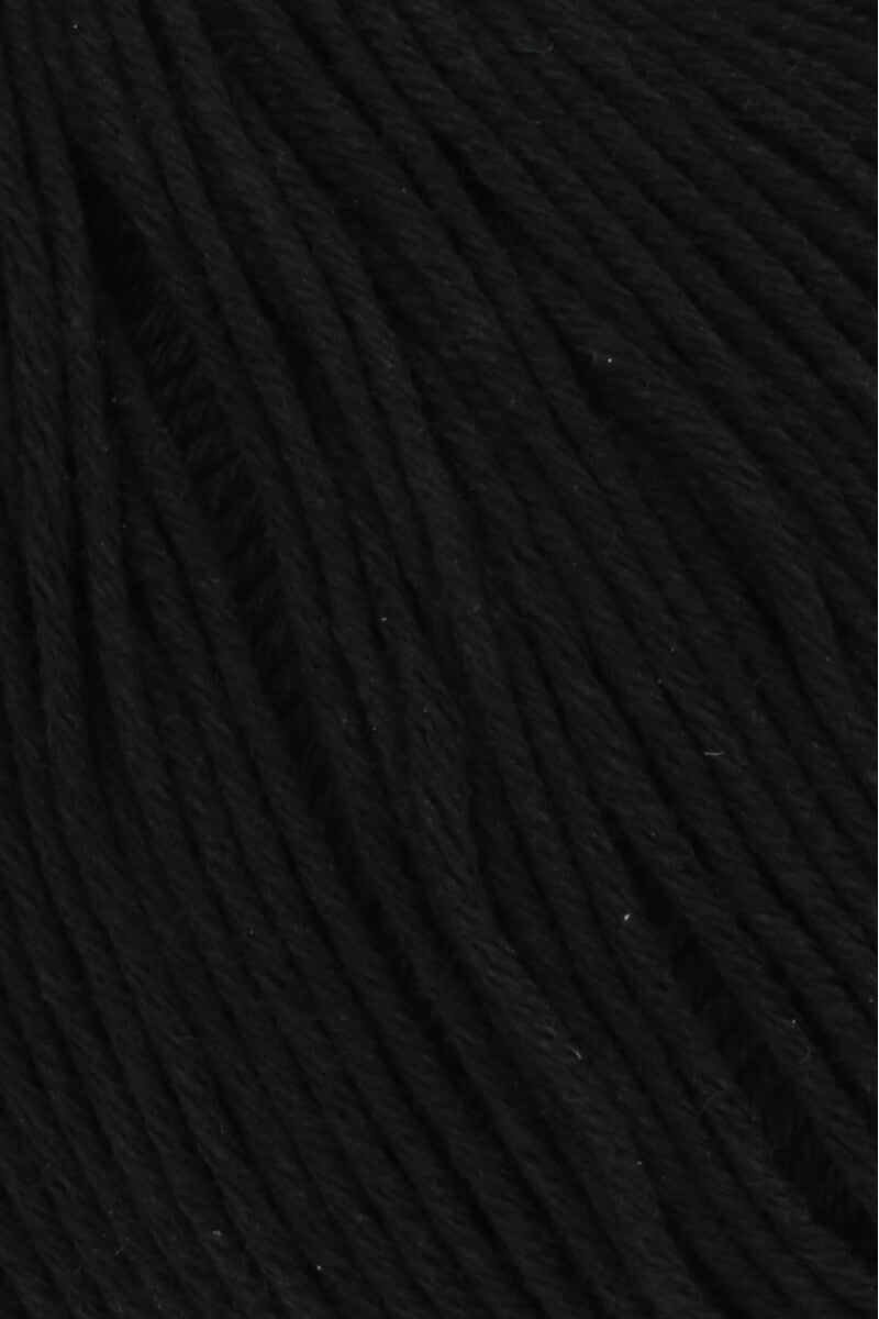 Lang Yarns Baby Cotton – 50g / 180m – Black (0004) – detail