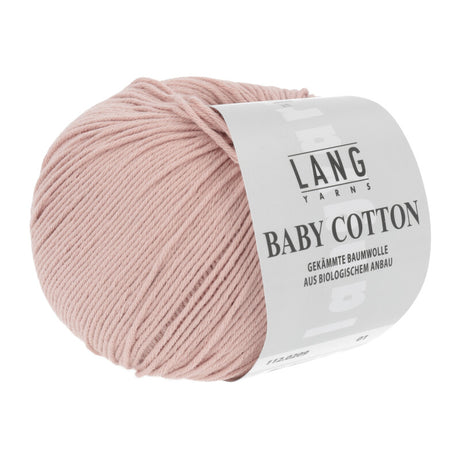Lang Yarns Baby Cotton – 50g / 180m – Dark Rose (0209)
